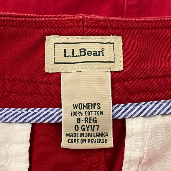L.L.Bean Red Skirt - Picture 4 of 5